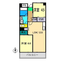 コーポマルベリ北新田の物件間取画像